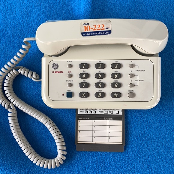 GE Corded Phone- Push Button Desk Phone 2-9240C Vintage - Picture 6 of 6